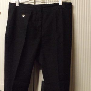 LADIES, SIZE 8, NAVY BLUE DRESS PANTS, 26.5" INSEAM